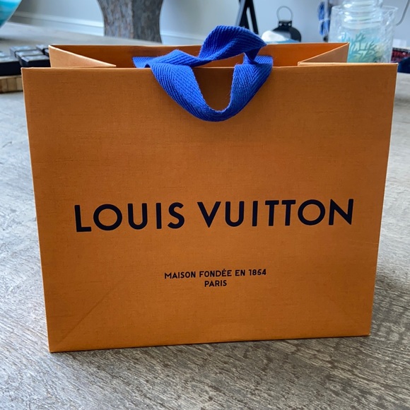 Louis Vuitton gift Box - shopping bag - blue Ribbon NEW - Picture 3 of 11